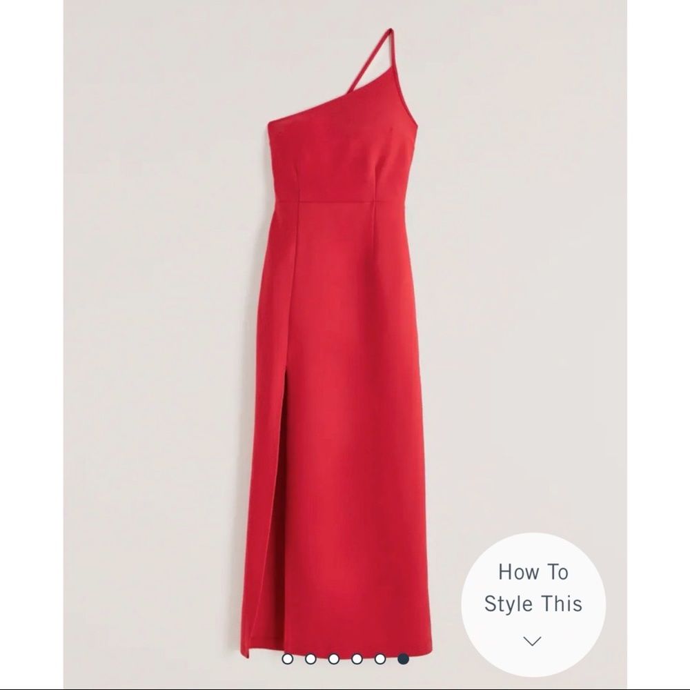 Asymmetrical One-Shoulder Maxi Dress Abercrombie dress perfect condition